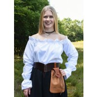 Market-medieval blouse or pirate blouse Carmen white