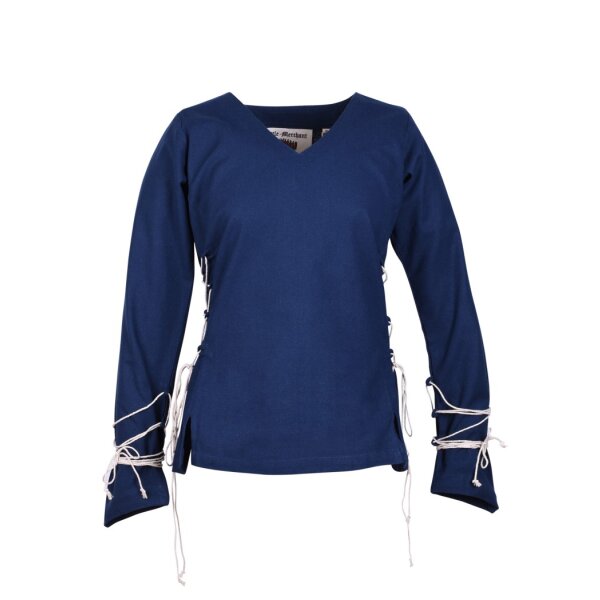 Market-Medieval Blouse Aila Laced blue