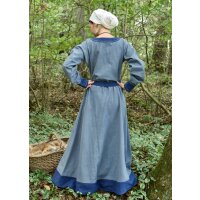 Viking dress Jona bluegrey/blue