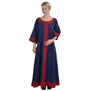 Germanic dress Gudrun blue/red