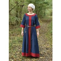 Germanic dress Gudrun blue/red