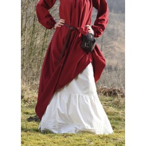 Market-medieval skirt or pirate skirt natural white