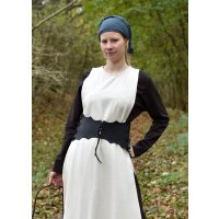 Market medieval bodice belt laced leather black