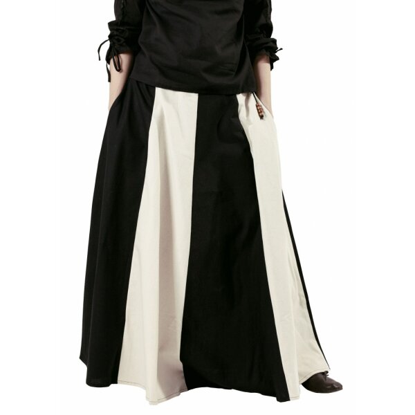 Market-Medieval skirt black/natural white