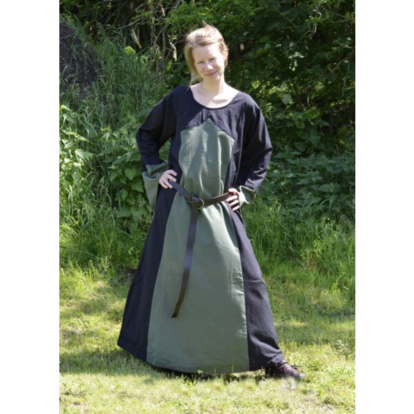 Larp dress Aurora black / green