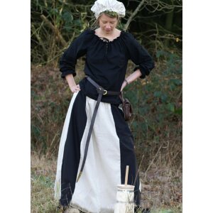 medieval skirt black / white